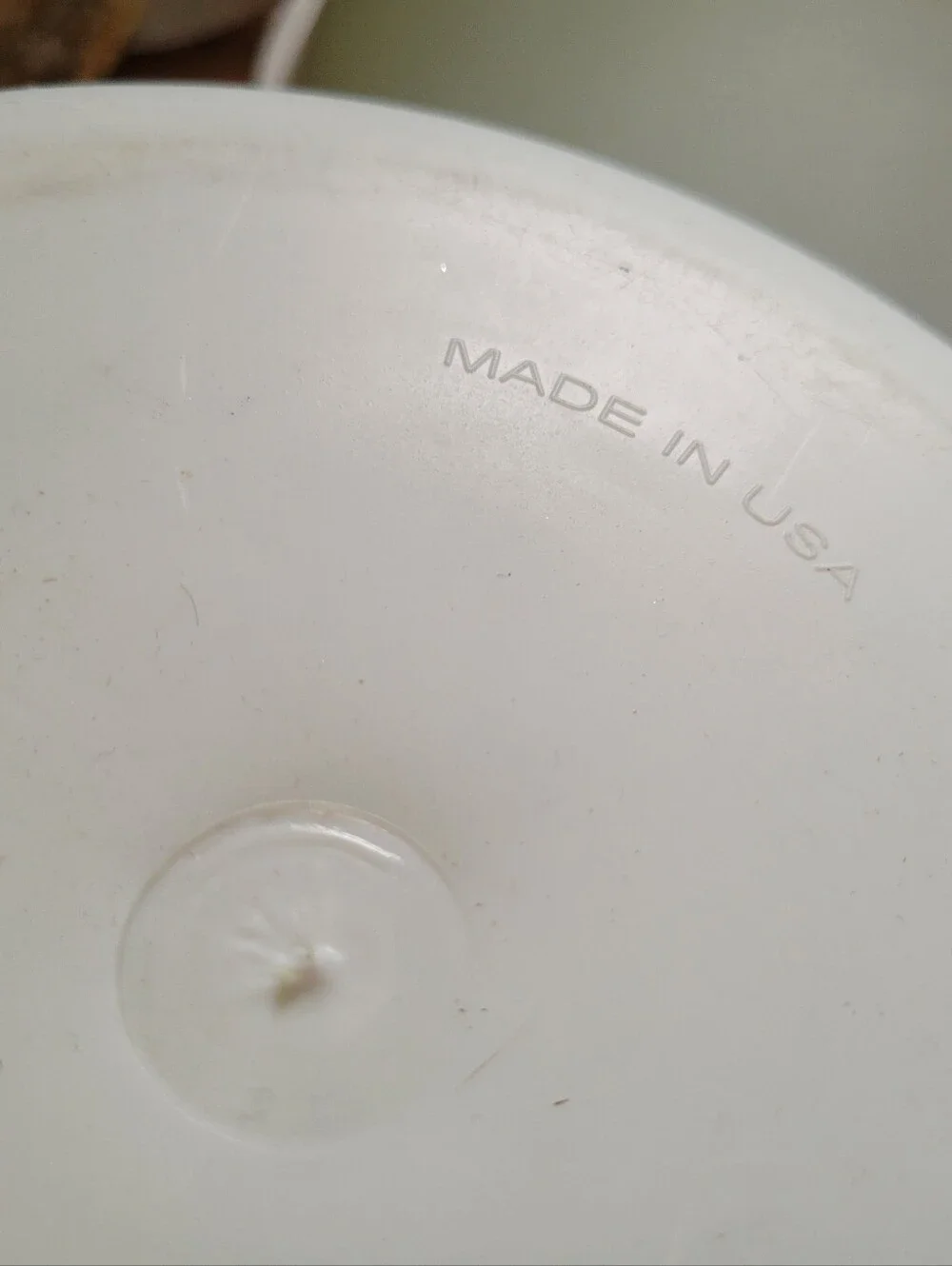 3 White Nesting Mixing Bowls Made In USA